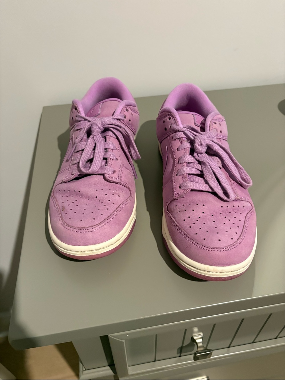 Nike Women’s Purple Suede Low-Top Sneakers